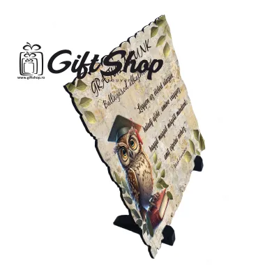 Gratulalunk ballagasod alkalmabol, placheta cu mesaj